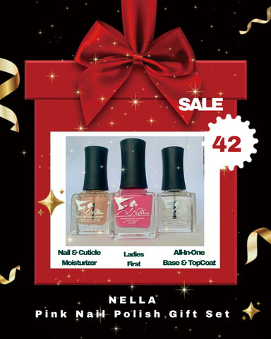 Nella Nail Polish "Pink Nail Polish Gift Set"